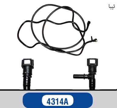 شیلنگ بنزین زیر بدنه تیبا