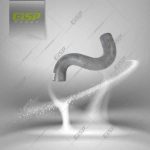 شیلنگ ورودی آب رادیاتور بالا 206 تیپ 2 و3 Gisp