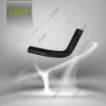 شیلنگ ورودی آب رادیاتور بالا پراید Gisp