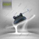 دستگیره دربازکن بیرونی جلو راست 206 Gisp