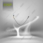 کابل گاز معمولی با لوله خم پراید Gisp