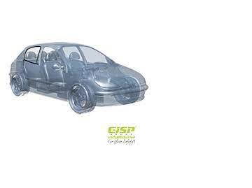 دورکلاف شیشه عقب چپ (گلسران) 206 Gisp
