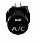 دکمه AC کولر 405 جدید مشکی
