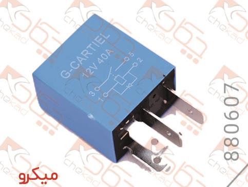 رله آبی 4فیش کتابی چکاد