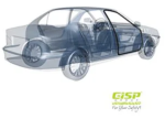نوار دور درب عقب چپ سمند و دنا Gisp