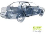 نوار دور درب عقب راست سمند و دنا Gisp