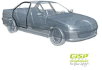 نوار دور درب عقب راست405 Gisp