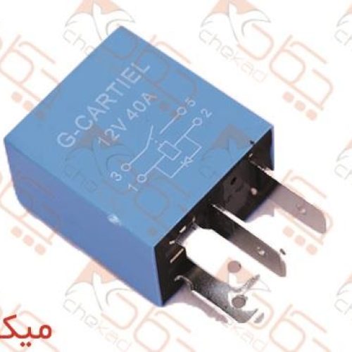 رله آبی 4فیش کتابی چکاد