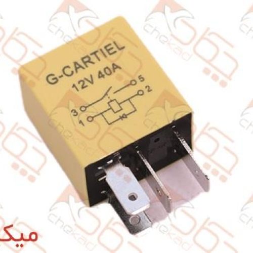 رله زرد 4 فیش کتابی چکاد