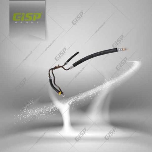 مجموعه شیلنگ پمپ هیدرولیک فرمان (فشار قوی + ضعیف) پراید Gisp